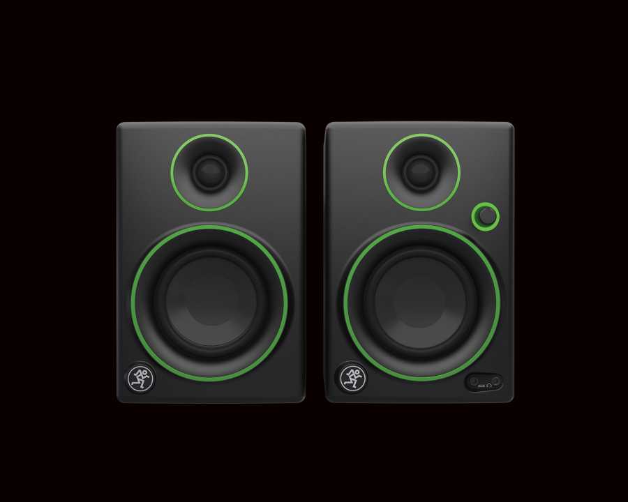 Audio speakers right and left